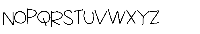 PN Marshberry Merry Print Font UPPERCASE