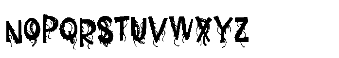PN Marshberry Scary Condensed Font UPPERCASE