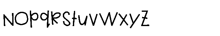 PN Mathematics Print Bold Font LOWERCASE