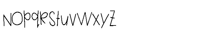PN Mathematics Print Condensed Font LOWERCASE