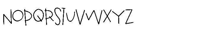 PN Mathematics Print Font UPPERCASE