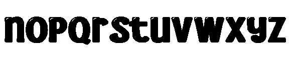 PN Mc Blarney Expanded Font LOWERCASE