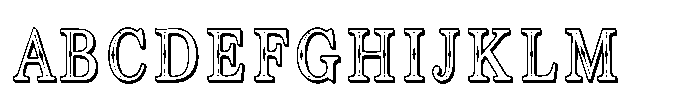 PN Noel Nuevo 3 D Condensed FONT