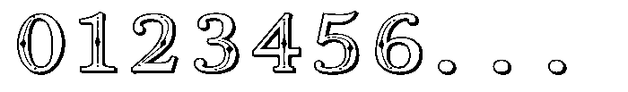 PN Noel Nuevo 3 D Expanded Font OTHER CHARS