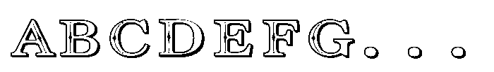 PN Noel Nuevo 3 D Expanded FONT