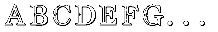 PN Noel Nuevo 3 D Font UPPERCASE