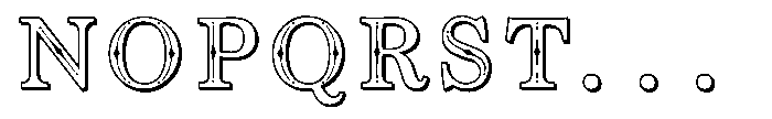 PN Noel Nuevo 3 D Font UPPERCASE