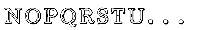PN Noel Nuevo 3 D Font LOWERCASE