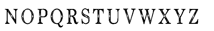 PN Noel Nuevo Condensed Font LOWERCASE