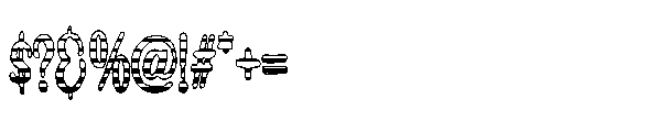 PN Peppermint Ridge Condensed Font OTHER CHARS