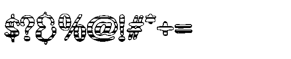 PN Peppermint Ridge Expanded Font OTHER CHARS