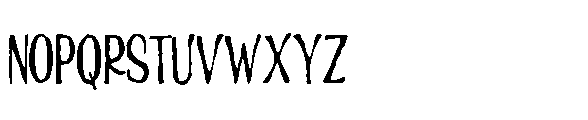 PN Peppermint Ridge Print Condensed Font UPPERCASE