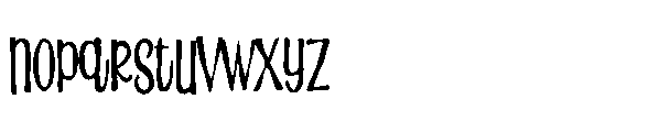 PN Peppermint Ridge Print Condensed Font LOWERCASE
