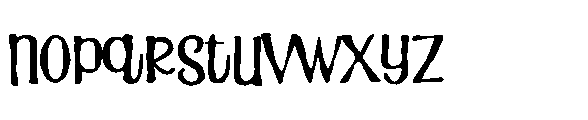 PN Peppermint Ridge Print Expanded Font LOWERCASE