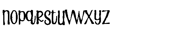 PN Peppermint Ridge Print Font LOWERCASE