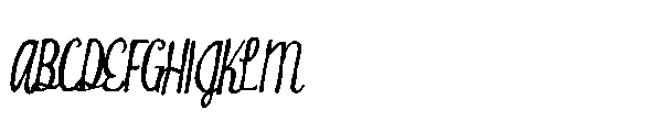 PN Peppermint Ridge Script Condensed Font UPPERCASE