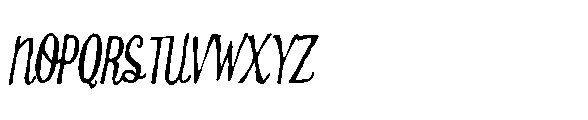 PN Peppermint Ridge Script Condensed Font UPPERCASE