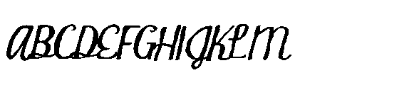 PN Peppermint Ridge Script Expanded Font UPPERCASE