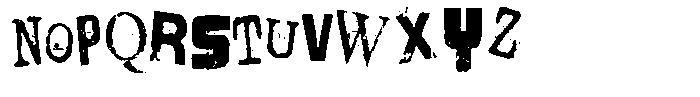 PN Pig Sty Condensed Font LOWERCASE