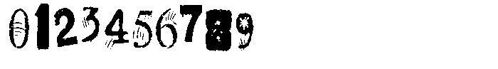 PN Pig Sty Die Condensed Font OTHER CHARS