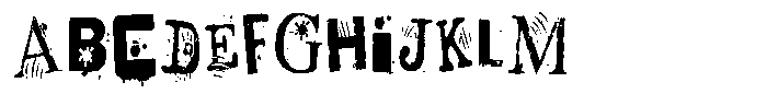 PN Pig Sty Die Condensed Font UPPERCASE