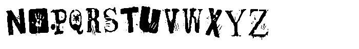PN Pig Sty Die Condensed Font UPPERCASE