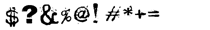 PN Pig Sty Die Expanded Font OTHER CHARS