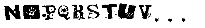 PN Pig Sty Die Expanded Font UPPERCASE