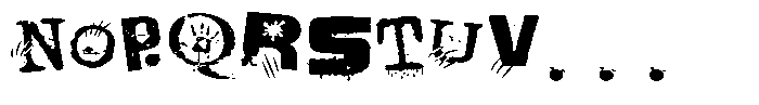 PN Pig Sty Die Expanded Font LOWERCASE