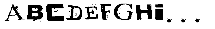 PN Pig Sty Expanded Font UPPERCASE