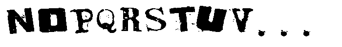 PN Pig Sty Expanded Font UPPERCASE
