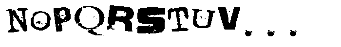 PN Pig Sty Expanded Font LOWERCASE