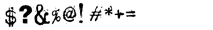 PN Pig Sty Regular Font OTHER CHARS