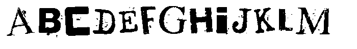 PN Pig Sty Regular Font UPPERCASE