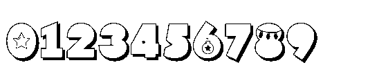 PN Pog Xmas 3 D Font OTHER CHARS