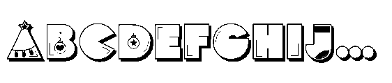 PN Pog Xmas 3 D FONT