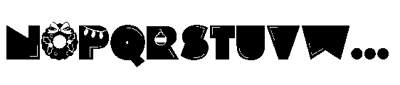 PN Pog Xmas Fill Font LOWERCASE