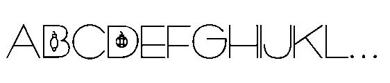 PN Pog Xmas Print Bold Font UPPERCASE