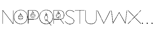 PN Pog Xmas Print Font UPPERCASE