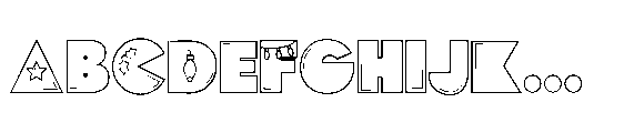 PN Pog Xmas Regular Font UPPERCASE