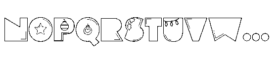 PN Pog Xmas Regular Font UPPERCASE