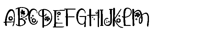 PN Pollyposies Regular Font UPPERCASE