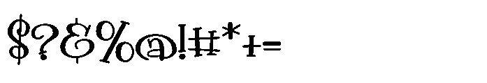 PN Pollyposies Too Expanded Font OTHER CHARS