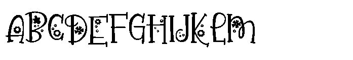 PN Pollyposies Too Font UPPERCASE