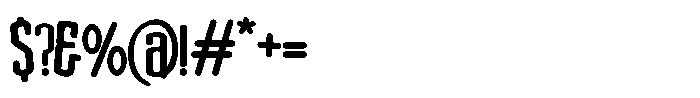 PN Pumpkin Eater Condensed Font OTHER CHARS