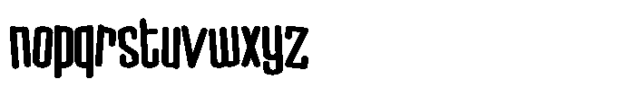 PN Pumpkin Eater Condensed Font LOWERCASE