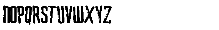PN Pumpkin Eater Glow Condensed Font UPPERCASE
