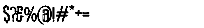 PN Pumpkin Eater Love Glow Condensed Font OTHER CHARS