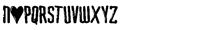 PN Pumpkin Eater Love Glow Condensed Font UPPERCASE