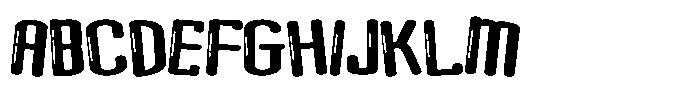 PN Pumpkin Eater Love Glow Expanded Font UPPERCASE